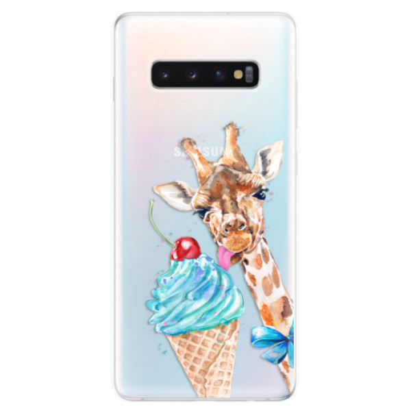 Odolné silikónové puzdro iSaprio - Love Ice-Cream - Samsung Galaxy S10+