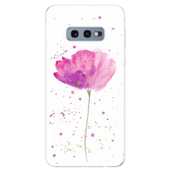 Odolné silikónové puzdro iSaprio - Poppies - Samsung Galaxy S10e