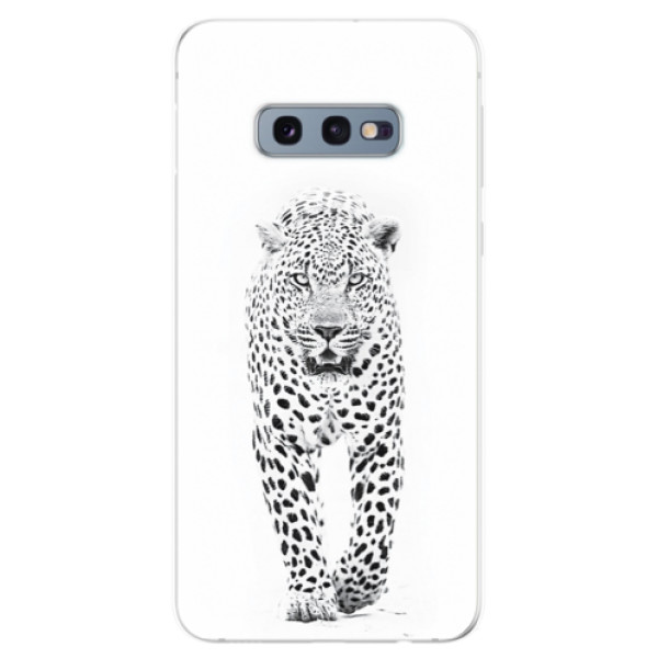 Odolné silikónové puzdro iSaprio - White Jaguar - Samsung Galaxy S10e
