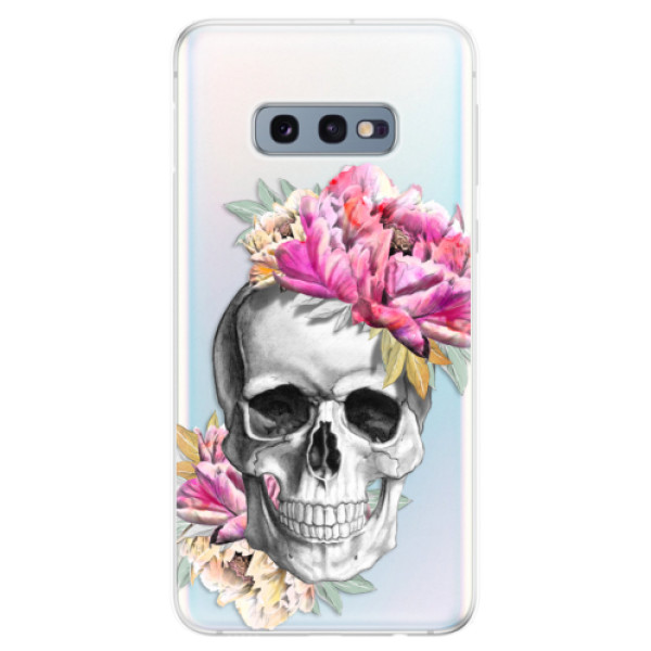 Odolné silikónové puzdro iSaprio - Pretty Skull - Samsung Galaxy S10e