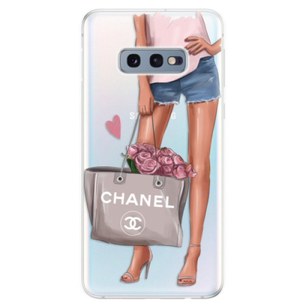 Odolné silikónové puzdro iSaprio - Fashion Bag - Samsung Galaxy S10e