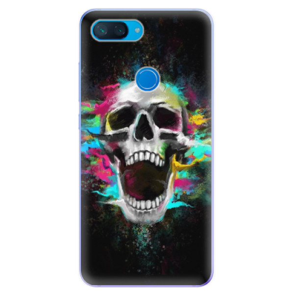 Odolné silikónové puzdro iSaprio - Skull in Colors - Xiaomi Mi 8 Lite