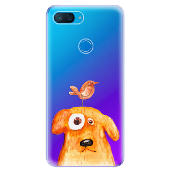 Odolné silikónové puzdro iSaprio - Dog And Bird - Xiaomi Mi 8 Lite