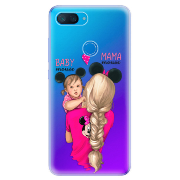 Odolné silikónové puzdro iSaprio - Mama Mouse Blond and Girl - Xiaomi Mi 8 Lite