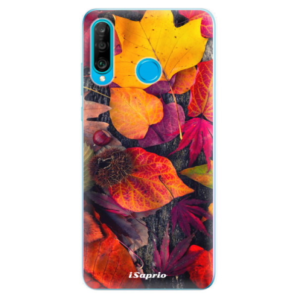 Odolné silikónové puzdro iSaprio - Autumn Leaves 03 - Huawei P30 Lite