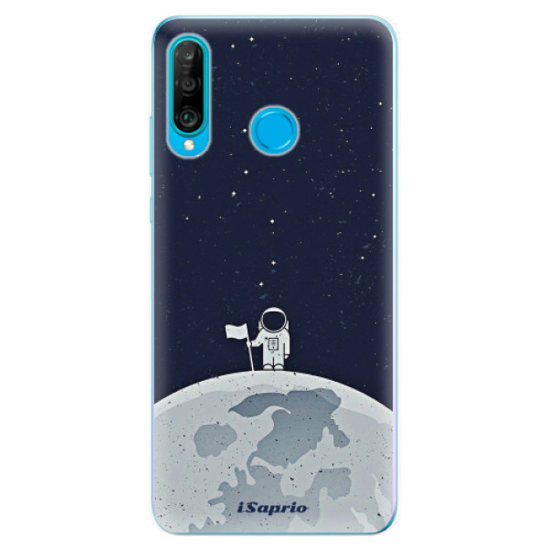 Odolné silikónové puzdro iSaprio - On The Moon 10 - Huawei P30 Lite
