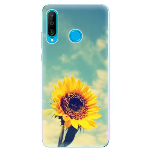 Odolné silikónové puzdro iSaprio - Sunflower 01 - Huawei P30 Lite