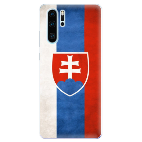 Odolné silikónové puzdro iSaprio - Slovakia Flag - Huawei P30 Pro
