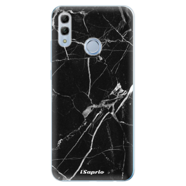 Odolné silikónové puzdro iSaprio - Black Marble 18 - Huawei Honor 10 Lite