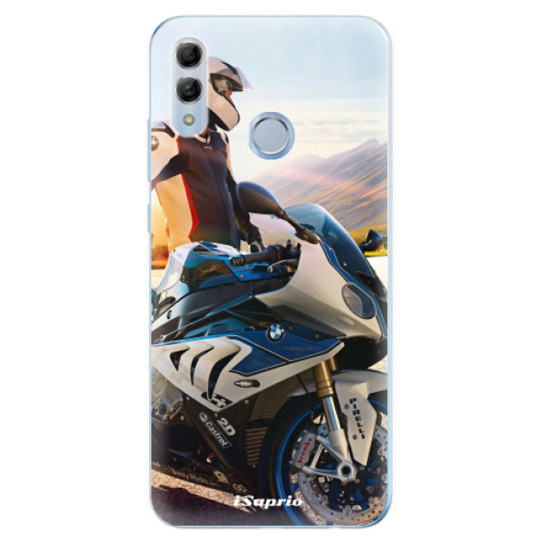 Odolné silikónové puzdro iSaprio - Motorcycle 10 - Huawei Honor 10 Lite