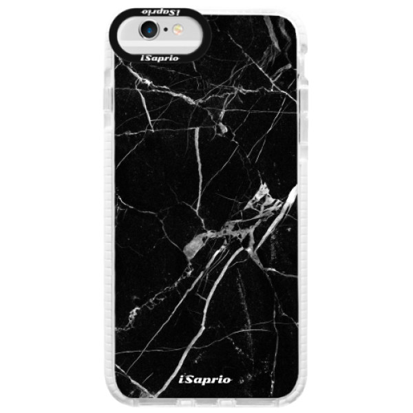 Silikónové púzdro Bumper iSaprio - Black Marble 18 - iPhone 6/6S