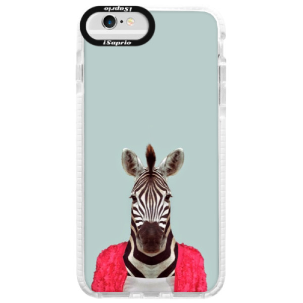 Silikónové púzdro Bumper iSaprio - Zebra 01 - iPhone 6/6S