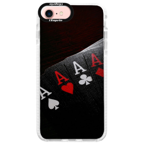 Silikónové púzdro Bumper iSaprio - Poker - iPhone 7