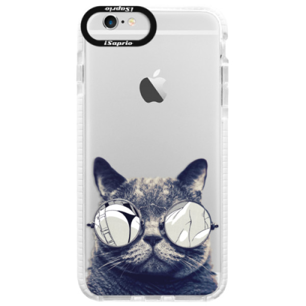 Silikónové púzdro Bumper iSaprio - Crazy Cat 01 - iPhone 6 Plus/6S Plus