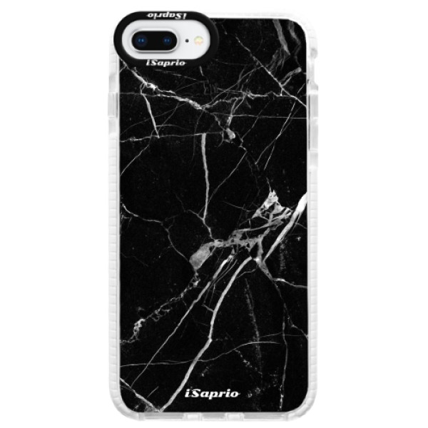 Silikónové púzdro Bumper iSaprio - Black Marble 18 - iPhone 8 Plus