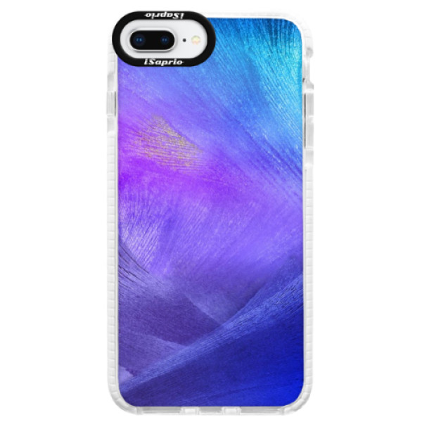 Silikónové púzdro Bumper iSaprio - Purple Feathers - iPhone 8 Plus