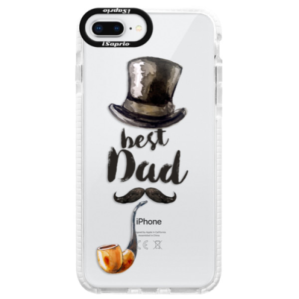Silikónové púzdro Bumper iSaprio - Best Dad - iPhone 8 Plus