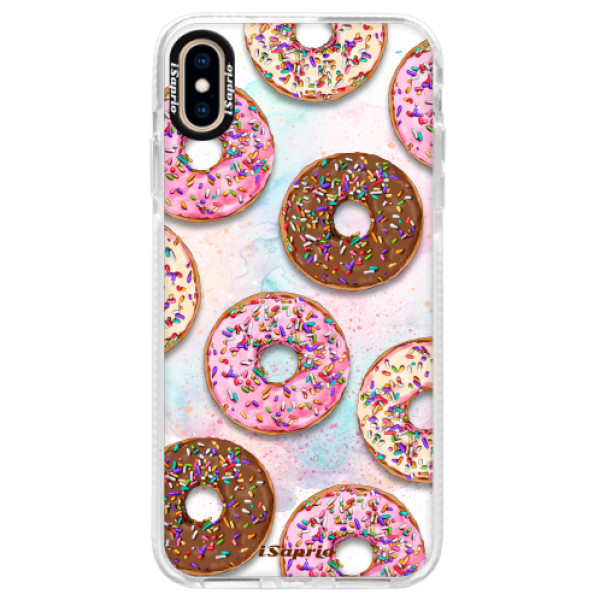 Silikónové púzdro Bumper iSaprio - Donuts 11 - iPhone XS Max