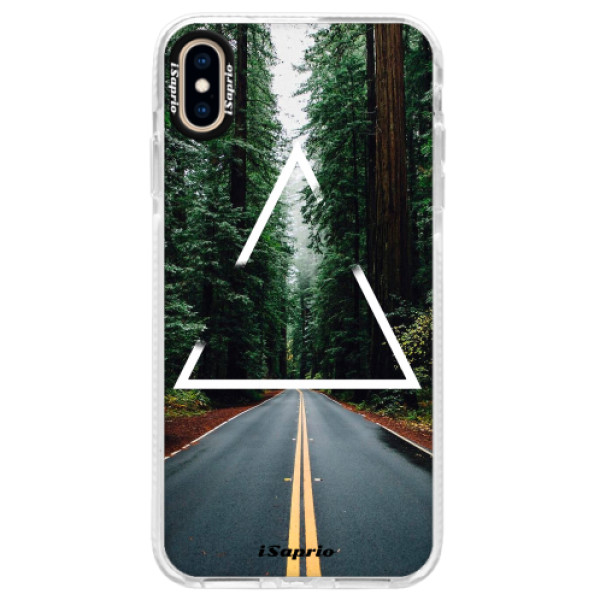 Silikónové púzdro Bumper iSaprio - Triangle 01 - iPhone XS Max