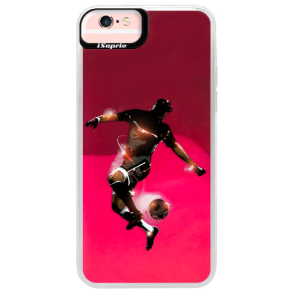 Neónové púzdro Pink iSaprio - Fotball 01 - iPhone 6 Plus/6S Plus