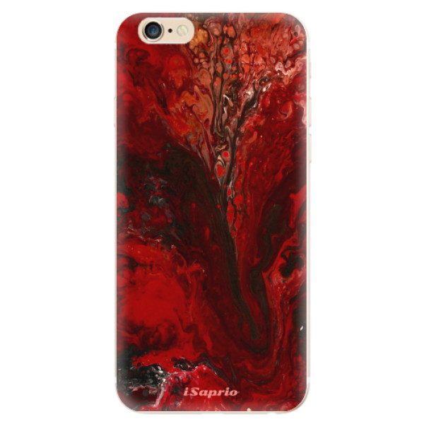 Odolné silikónové puzdro iSaprio - RedMarble 17 - iPhone 6/6S