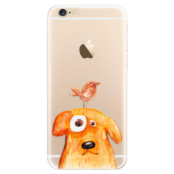 Odolné silikónové puzdro iSaprio - Dog And Bird - iPhone 6/6S