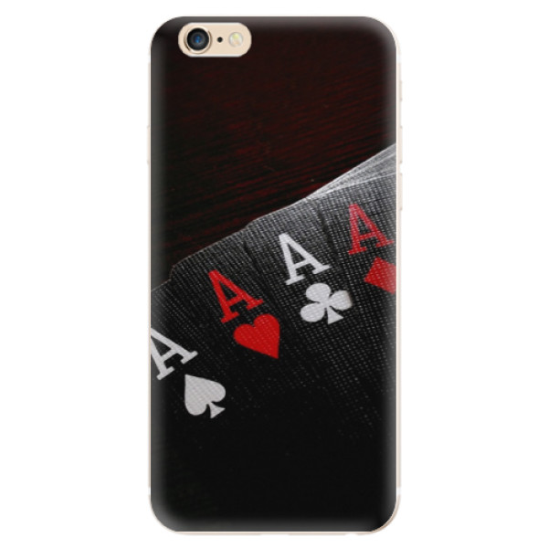 Odolné silikónové puzdro iSaprio - Poker - iPhone 6/6S