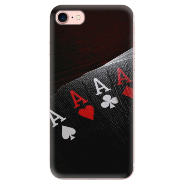 Odolné silikónové puzdro iSaprio - Poker - iPhone 7