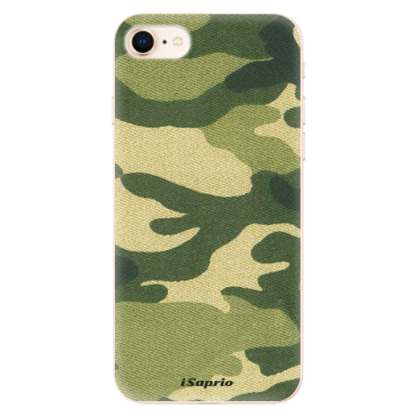 Odolné silikónové puzdro iSaprio - Green Camuflage 01 - iPhone 8