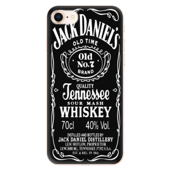 Odolné silikónové puzdro iSaprio - Jack Daniels - iPhone 8