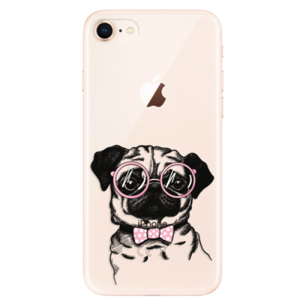 Odolné silikónové puzdro iSaprio - The Pug - iPhone 8