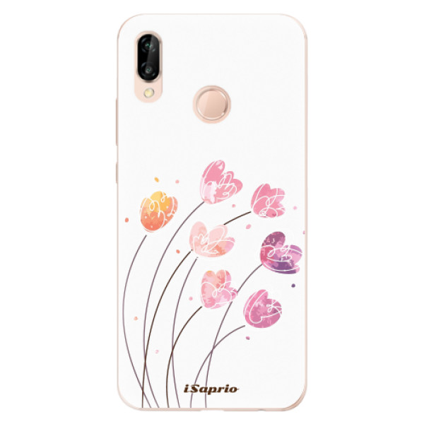 Odolné silikónové puzdro iSaprio - Flowers 14 - Huawei P20 Lite