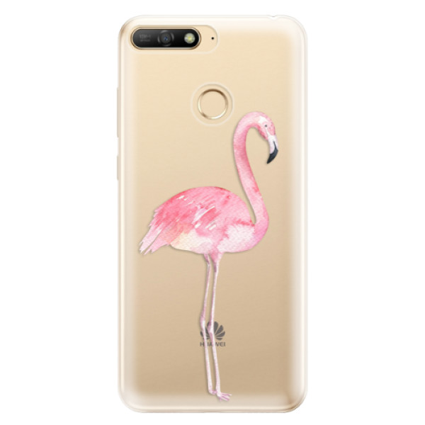 Odolné silikónové puzdro iSaprio - Flamingo 01 - Huawei Y6 Prime 2018