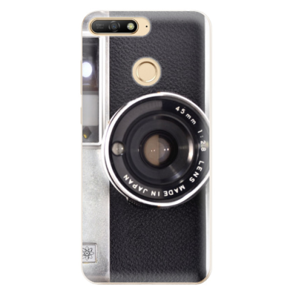 Odolné silikónové puzdro iSaprio - Vintage Camera 01 - Huawei Y6 Prime 2018