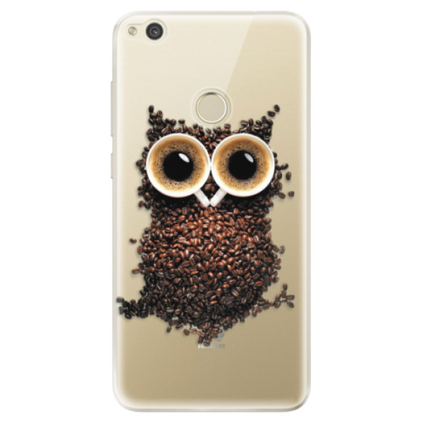 Odolné silikónové puzdro iSaprio - Owl And Coffee - Huawei P9 Lite 2017