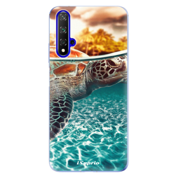 Odolné silikónové puzdro iSaprio - Turtle 01 - Huawei Honor 20