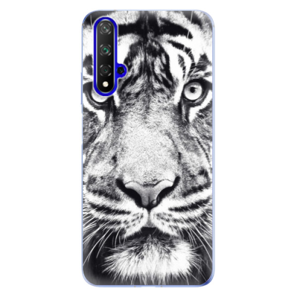 Odolné silikónové puzdro iSaprio - Tiger Face - Huawei Honor 20