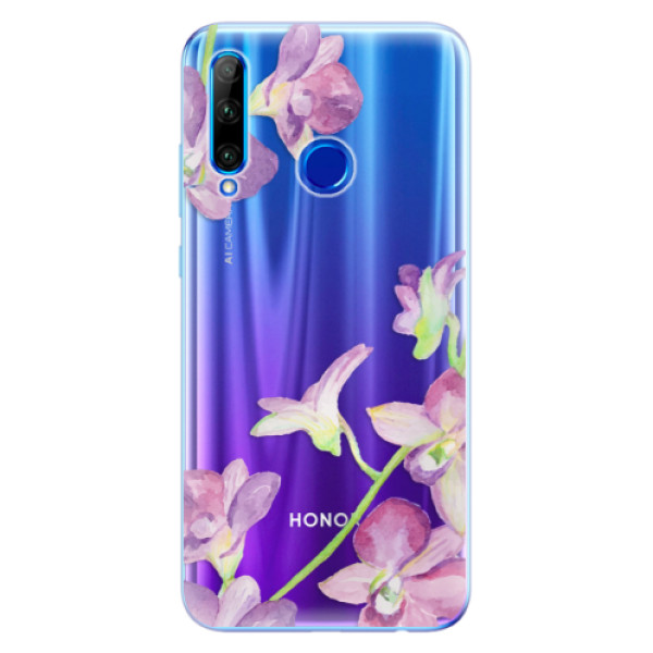 Odolné silikónové puzdro iSaprio - Purple Orchid - Huawei Honor 20 Lite