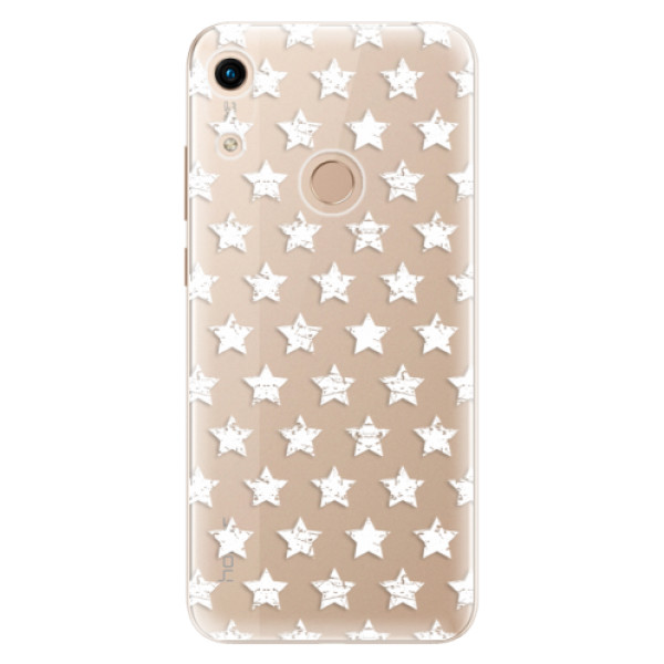Odolné silikónové puzdro iSaprio - Stars Pattern - white - Huawei Honor 8A