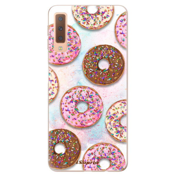 Odolné silikónové puzdro iSaprio - Donuts 11 - Samsung Galaxy A7 (2018)