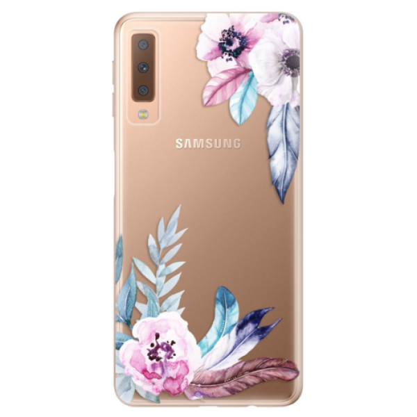 Odolné silikónové puzdro iSaprio - Flower Pattern 04 - Samsung Galaxy A7 (2018)