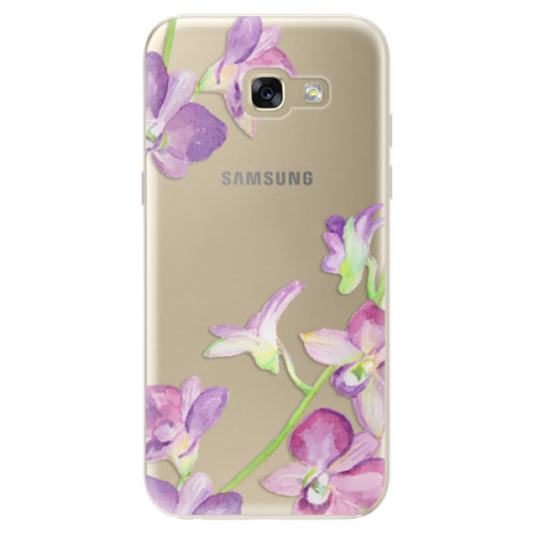 Odolné silikónové puzdro iSaprio - Purple Orchid - Samsung Galaxy A5 2017