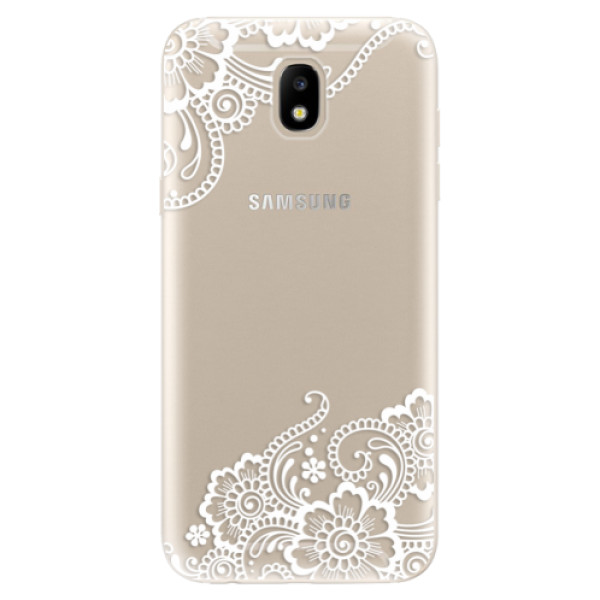 Odolné silikónové puzdro iSaprio - White Lace 02 - Samsung Galaxy J5 2017