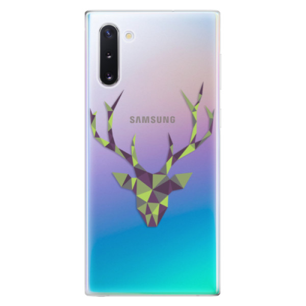 Odolné silikónové puzdro iSaprio - Deer Green - Samsung Galaxy Note 10