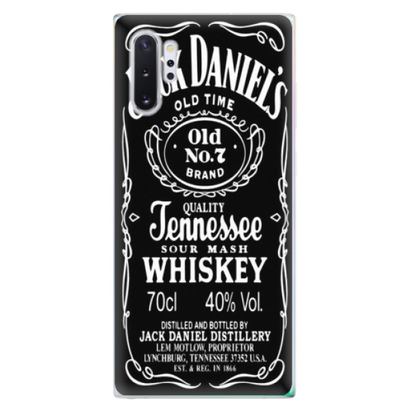 Odolné silikónové puzdro iSaprio - Jack Daniels - Samsung Galaxy Note 10+