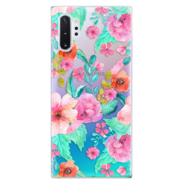 Odolné silikónové puzdro iSaprio - Flower Pattern 01 - Samsung Galaxy Note 10+