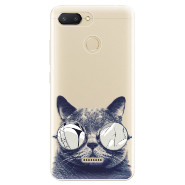 Odolné silikónové puzdro iSaprio - Crazy Cat 01 - Xiaomi Redmi 6
