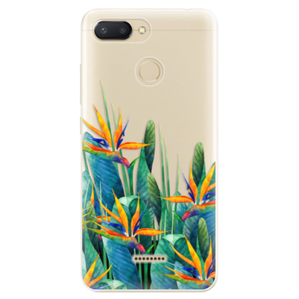 Odolné silikónové puzdro iSaprio - Exotic Flowers - Xiaomi Redmi 6