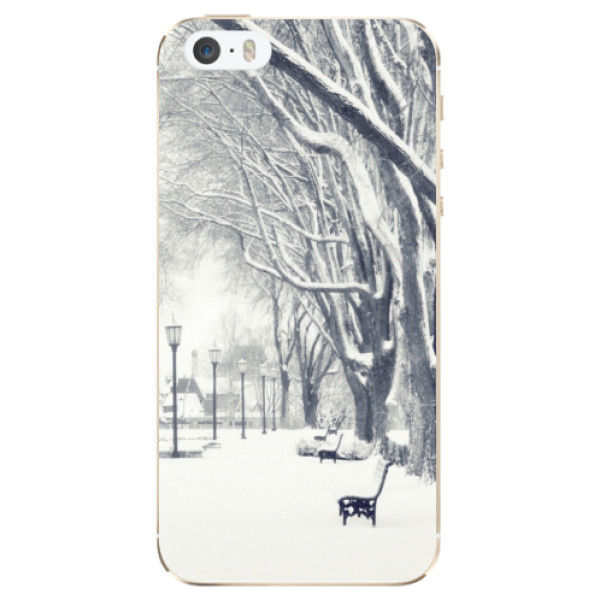 Odolné silikónové puzdro iSaprio - Snow Park - iPhone 5/5S/SE