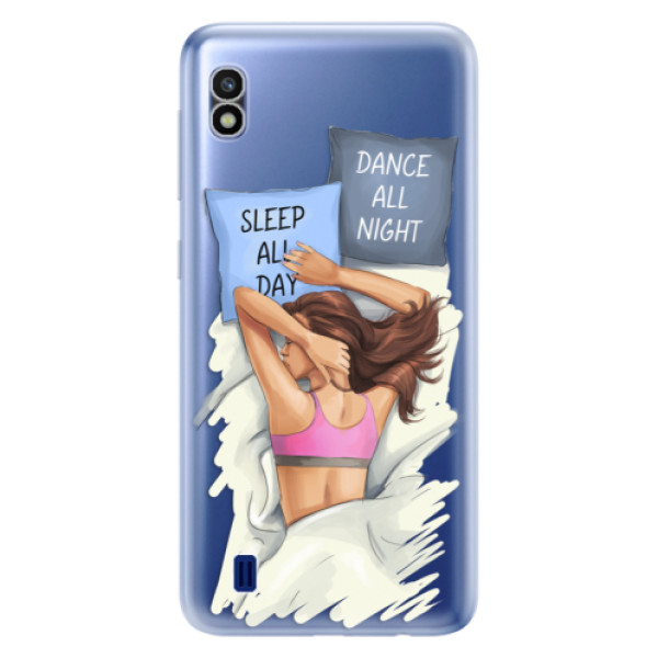 Odolné silikónové puzdro iSaprio - Dance and Sleep - Samsung Galaxy A10
